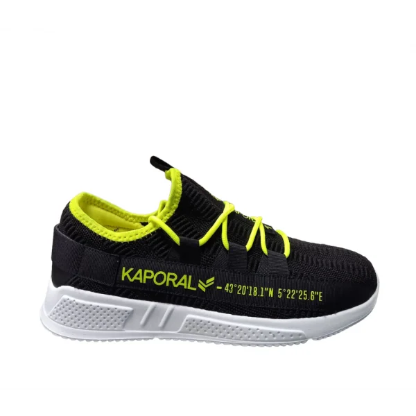 KAPORAL - Baskets - noire...