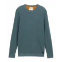 TOM TAILOR - Pull col rond - bleu jean
