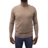 BILL TORNADE - Pull col cheminée - beige