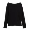 TOM TAILOR - Pull col bardot - noir