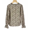 NOTA BENE - Blouse fleurie - kaki NBJ-126