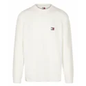 TOMMY JEANS - Pull col rond - blanc