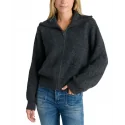 TEMPS DES CERISES - Pull zippé - anthracite