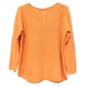 NOTA BENE - Pull décolleté en v - orange NB-0692