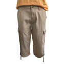 BILL TORNADE - Pantacourt cargo - beige