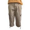 BILL TORNADE - Pantacourt cargo - beige