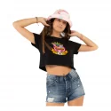 VON DUTCH - Crop top - noir