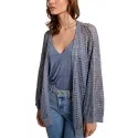 MOLLY BRACKEN - Gilet en maille - bleu