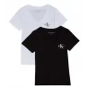 CALVIN KLEIN - Lot de 2 Tee-shirts - blanc et noir