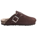 ANOTHER STEP - Mules fourrées - marron foncé
