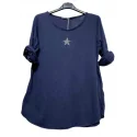 NOTA BENE - T-shirt manche longue - marine NB-0881