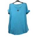 NOTA BENE - T-shirt manche longue - bleu ciel NB-0883