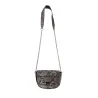 PIECES - Sac à main cuir - python