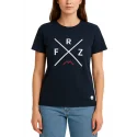 LES FROUZES - T-shirt col rond - marine
