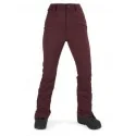 VOLCOM - Pantalon de ski - bordeaux