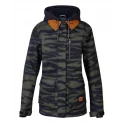 DC - Manteau de ski - noir et kaki