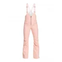 ROXY - Pantalon salopette de ski - rose pâle