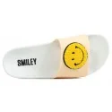 SMILEY - Claquettes - blanche et beige