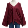 NOTA BENE - Pull en maille - bordeaux NB-0928