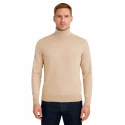 BILL TORNADE - Pull col roulé - beige