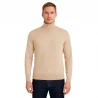 BILL TORNADE - Pull col roulé - beige