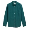 TOM TAILOR - Chemise en velours - verte