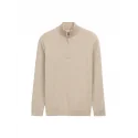 TOM TAILOR - Pull col camionneur - beige