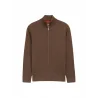 TOM TAILOR - Veste zippée - marron