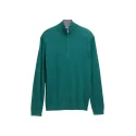 TOM TAILOR - Pull col camionneur - vert