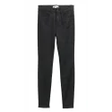 TOM TAILOR - Jean skinny enduit - noir