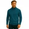 BILL TORNADE - Pull demi zip - bleu