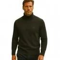 BILL TORNADE - Pull col roulé - noir