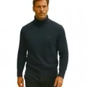 BILL TORNADE - Pull col roulé - marine