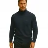 BILL TORNADE - Pull col roulé - marine