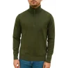 BILL TORNADE - Pull demi zip - kaki