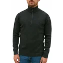 BILL TORNADE - Pull demi zip - gris