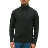 BILL TORNADE - Pull demi zip - gris