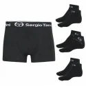 SERGIO TACCHINI - Coffret boxer et chaussettes - noir