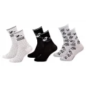 DISNEY - Pack de 3 chaussettes MINNIE - noire et grise