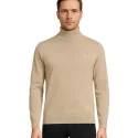 BILL TORNADE - Pull col cheminée - beige