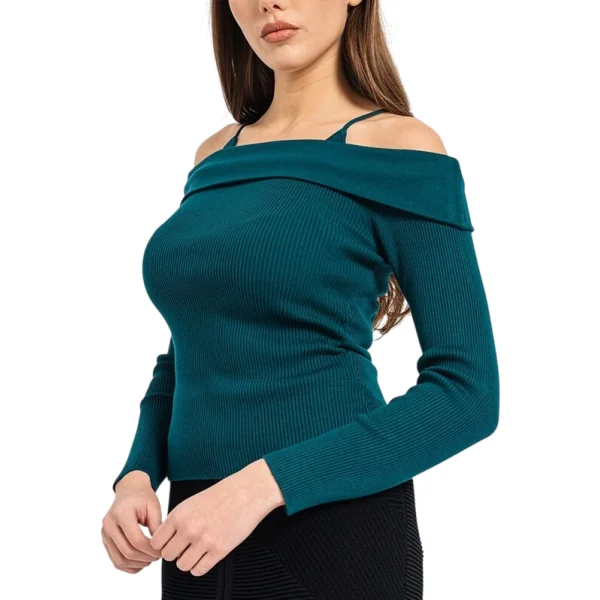 GUESS - Pull col bardot -...