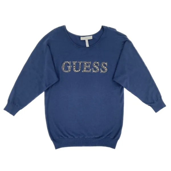 GUESS - Pull à perles - marine