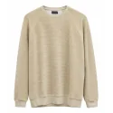 BASK IN THE SUN - Sweat velours côtelé - beige