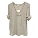 NOTA BENE - Pull fin décolleté en v - beige NB-1026
