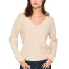 NOTA BENE - Pull décolleté en v - beige NB-1044