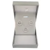 NOTA BENE - Coffret collier et boucles d'oreilles - argenté NB-1066