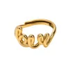 NOTA BENE - Bague Love - dorée NB-1067