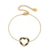 NOTA BENE - Bracelet cœur - doré/léopard NB-1076