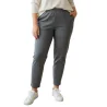 POMME ROUGE - Pantalon droit - anthracite B257G