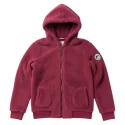 ROXY - Veste sherpa junior - bordeaux